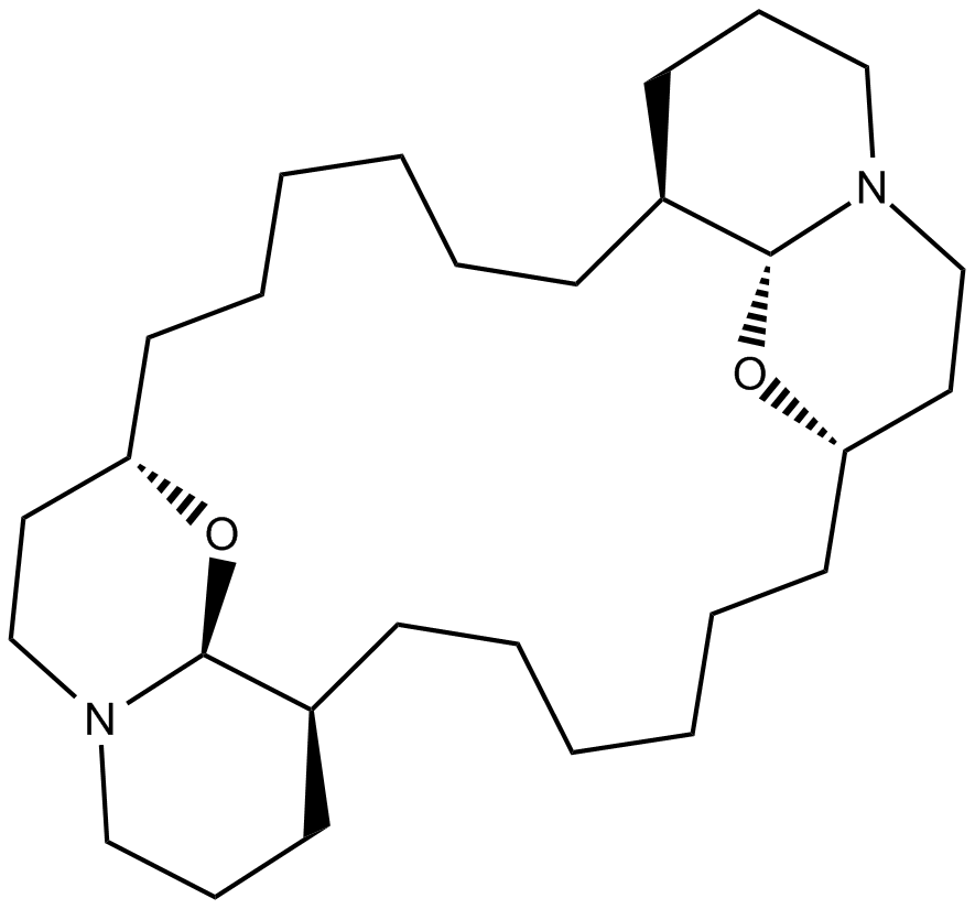 (-)-Xestospongin C Chemical Structure