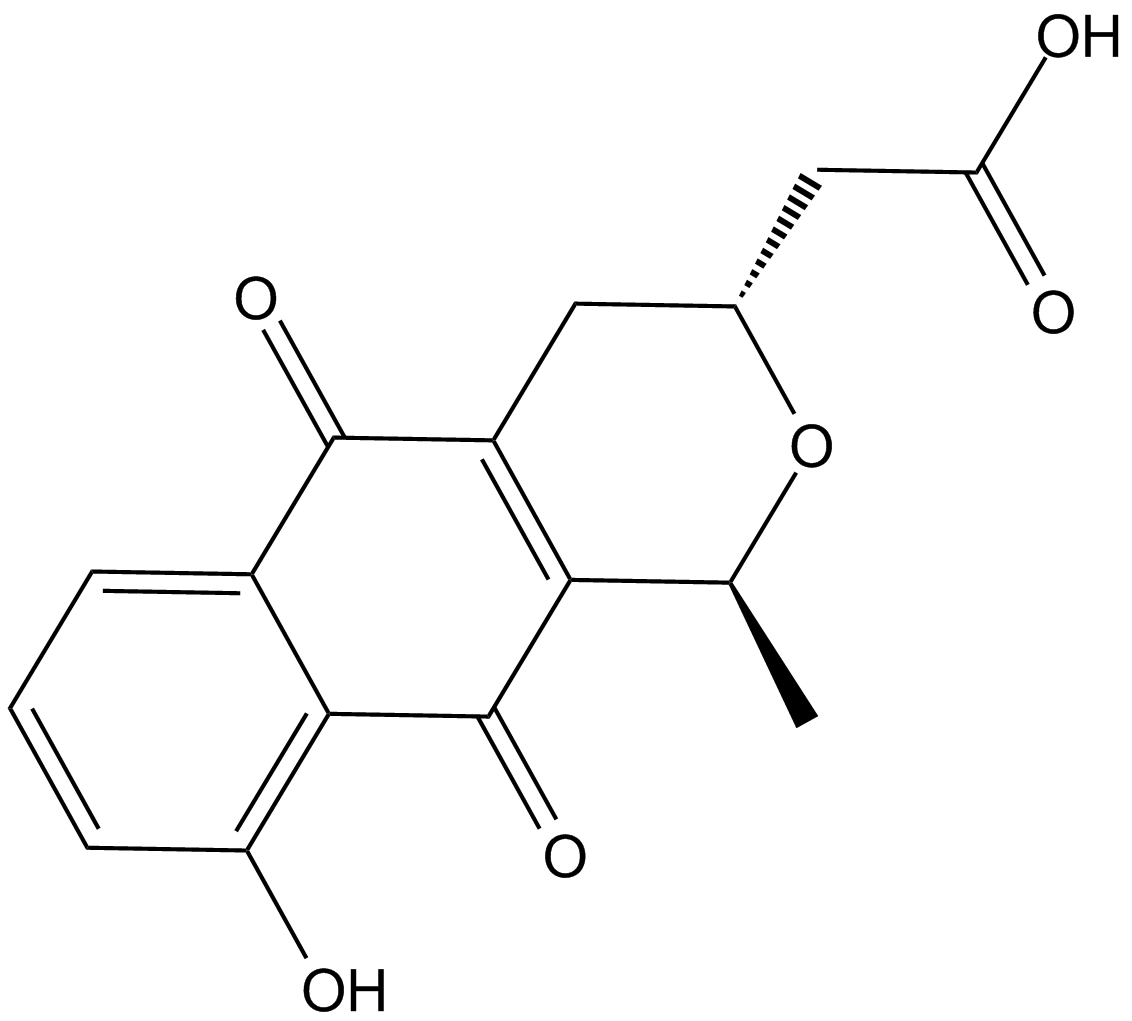 Nanaomycin A  Chemical Structure