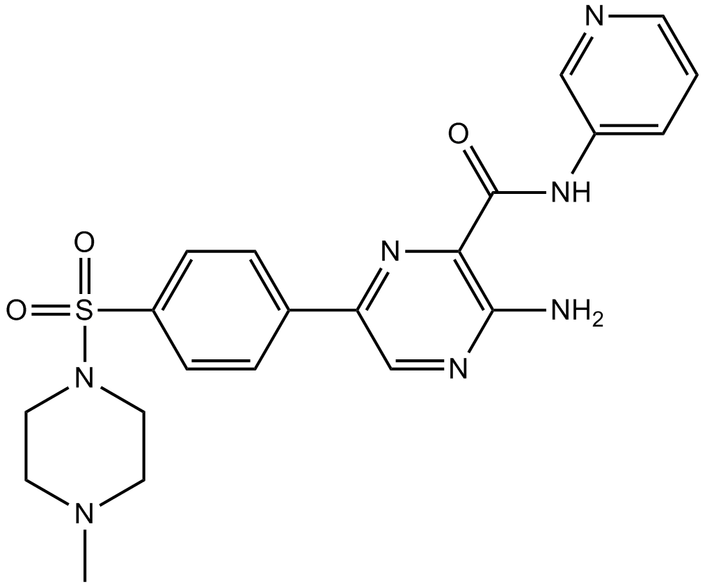 AZD2858  Chemical Structure