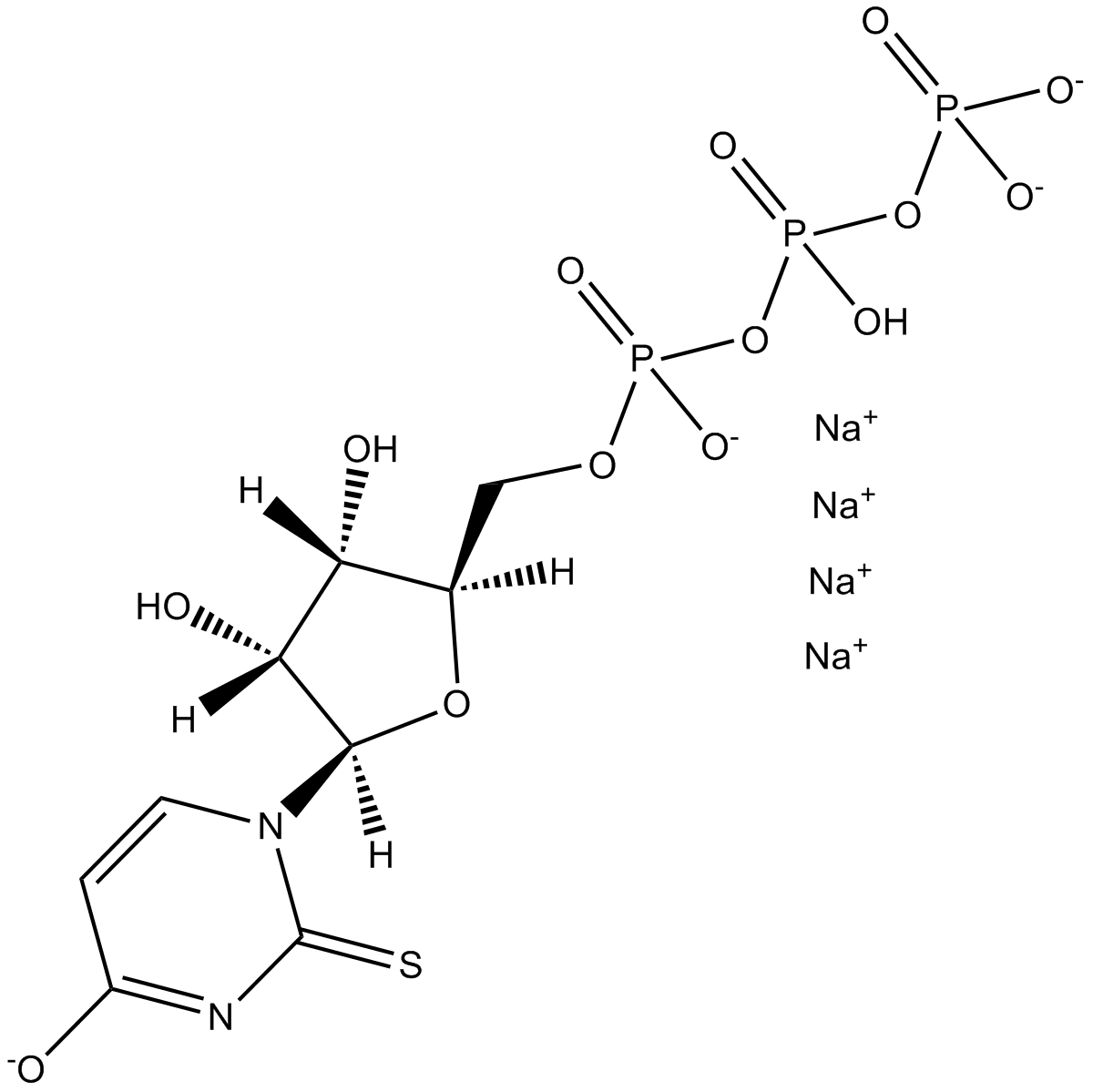 2-ThioUTP tetrasodium salt  Chemical Structure
