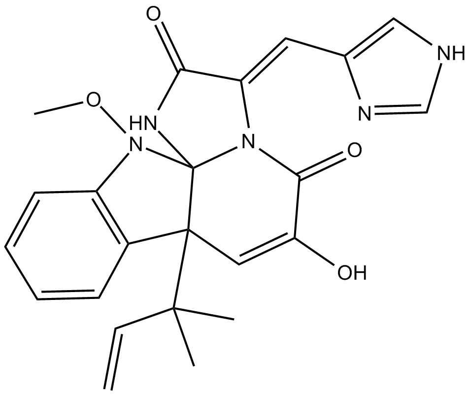 Meleagrin  Chemical Structure