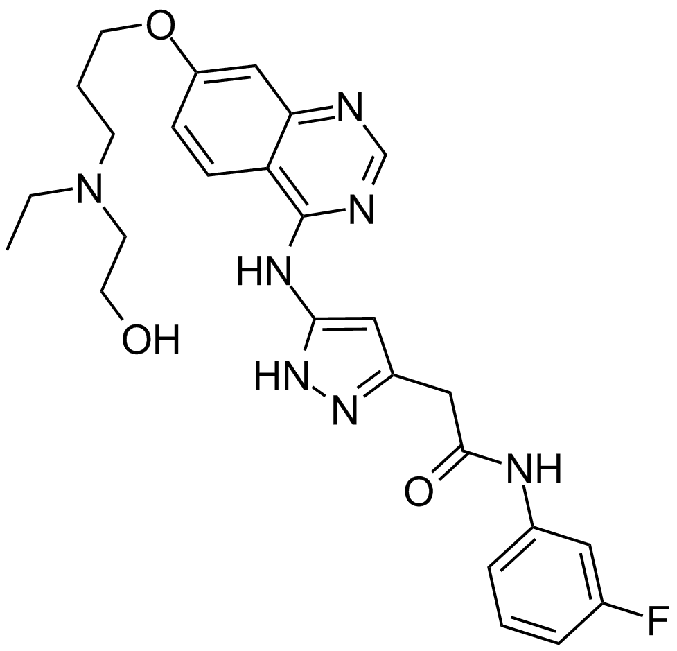 Barasertib (AZD1152-HQPA)  Chemical Structure