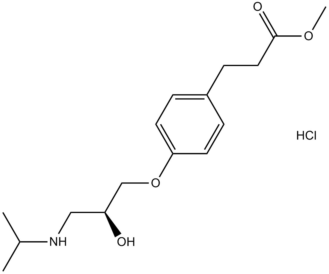 Esmolol HCl  Chemical Structure
