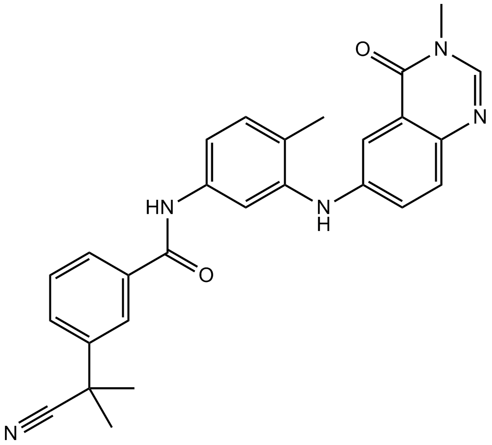 AZ 628  Chemical Structure