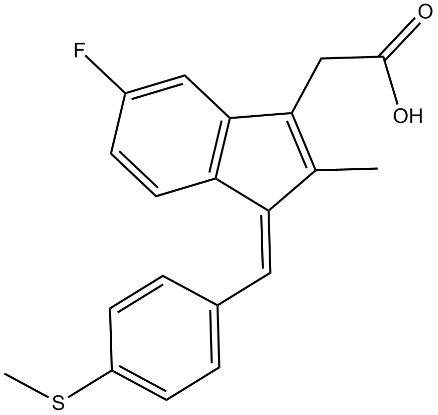 Sulindac sulfide  Chemical Structure