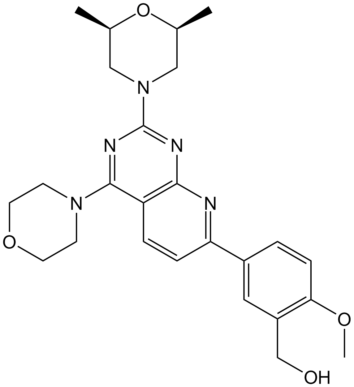 KU-0063794  Chemical Structure