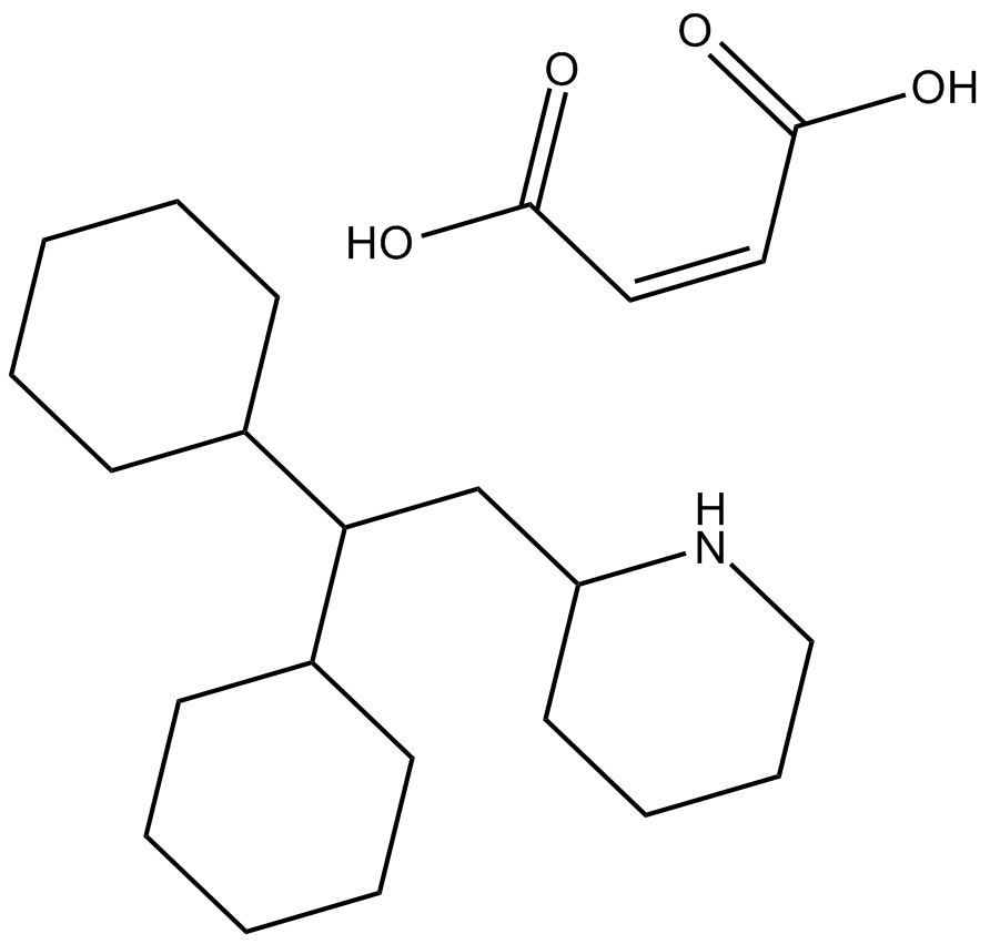 Perhexiline (maleate)  Chemical Structure