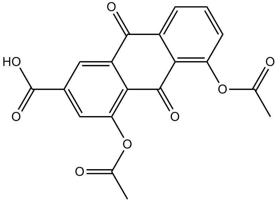 Diacerein  Chemical Structure
