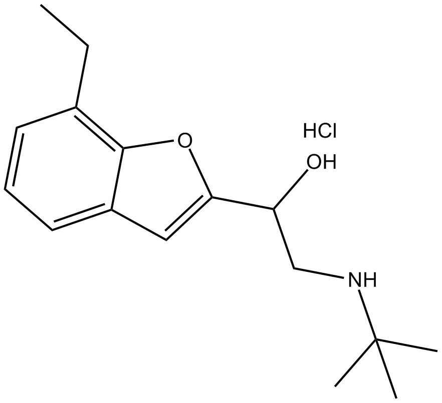 Bufuralol (hydrochloride)  Chemical Structure