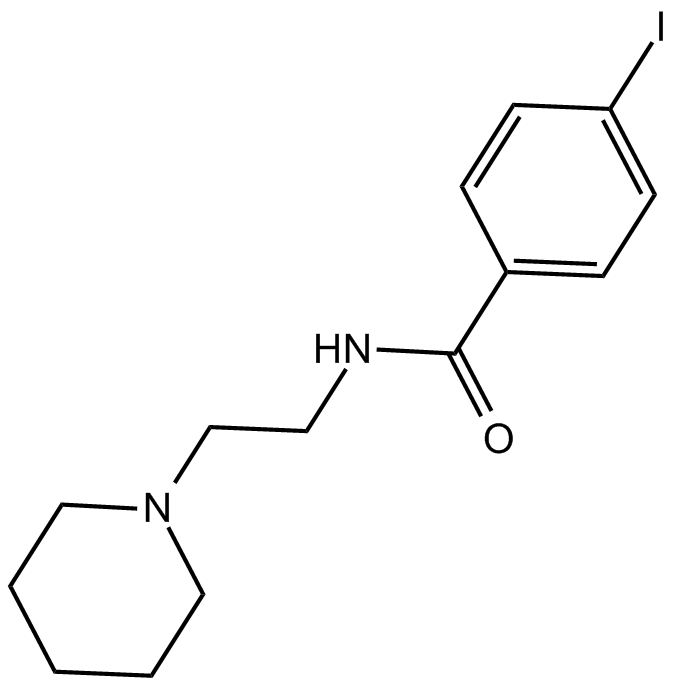 N-[2-(Piperidinylamino)ethyl]-4-iodobenzamide  Chemical Structure