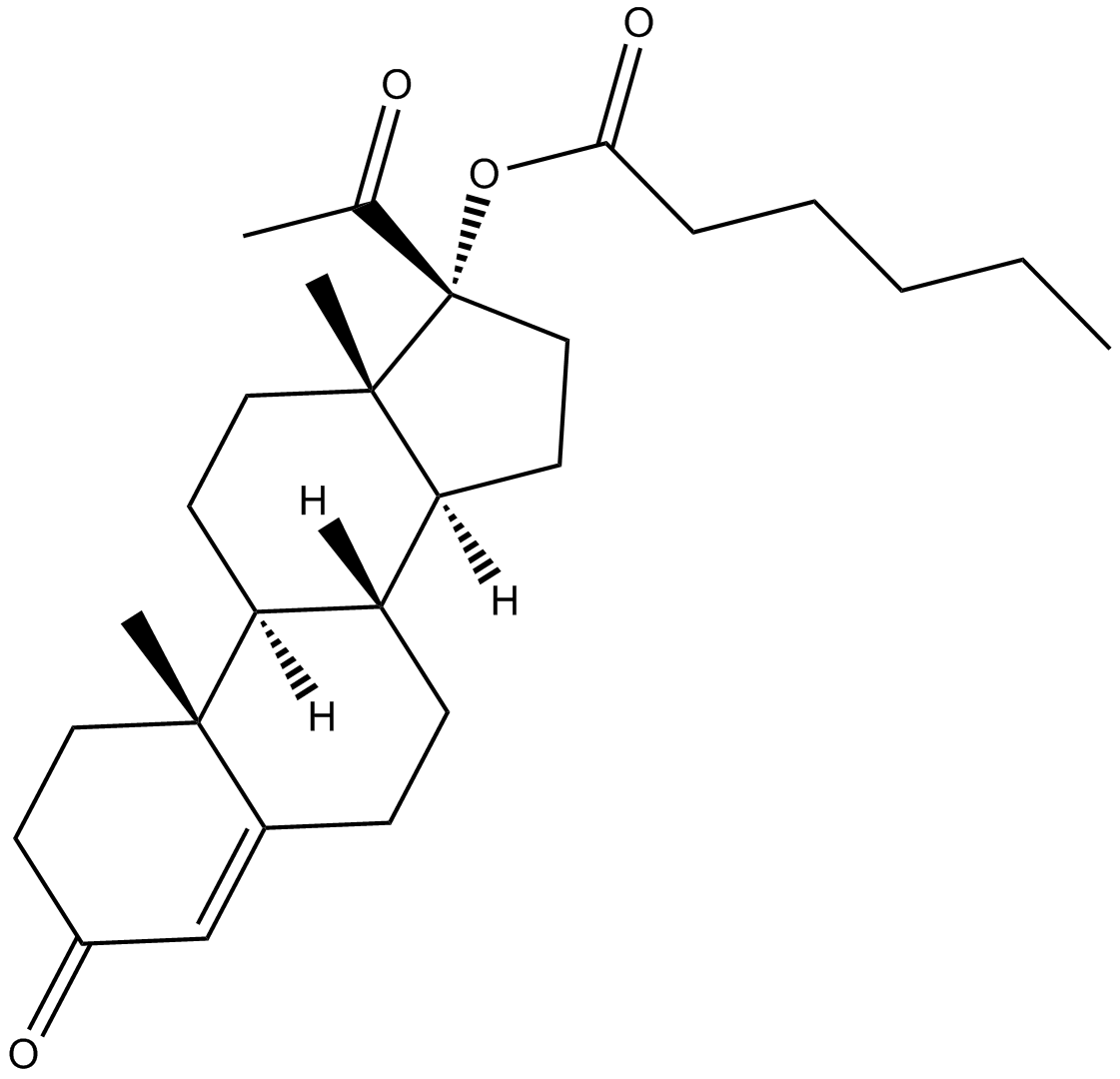 Hydroxyprogesterone caproate  Chemical Structure