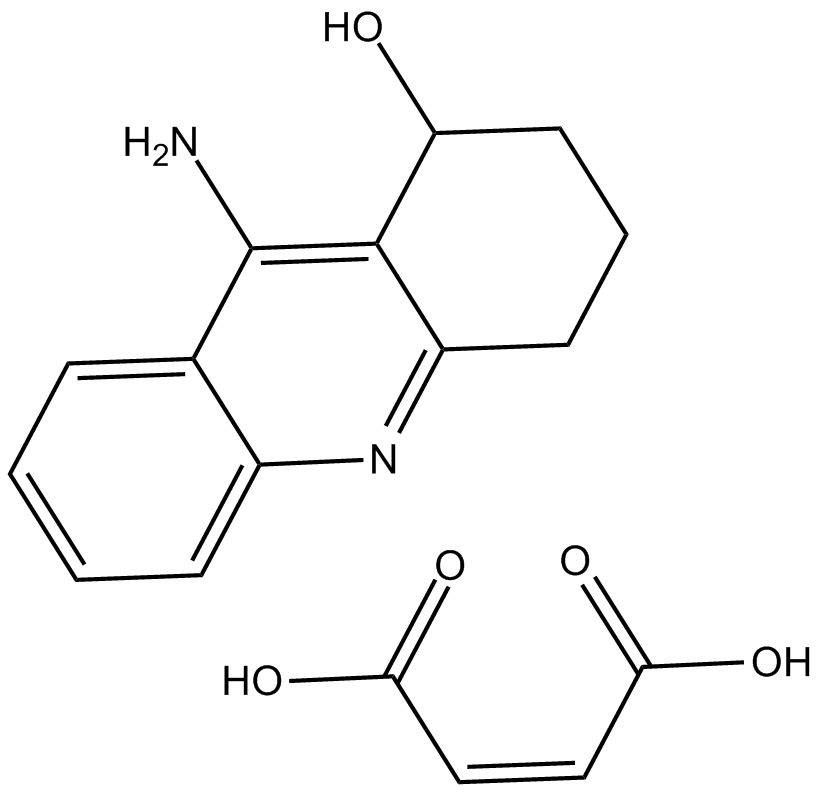 Hydroxytacrine (maleate)  Chemical Structure