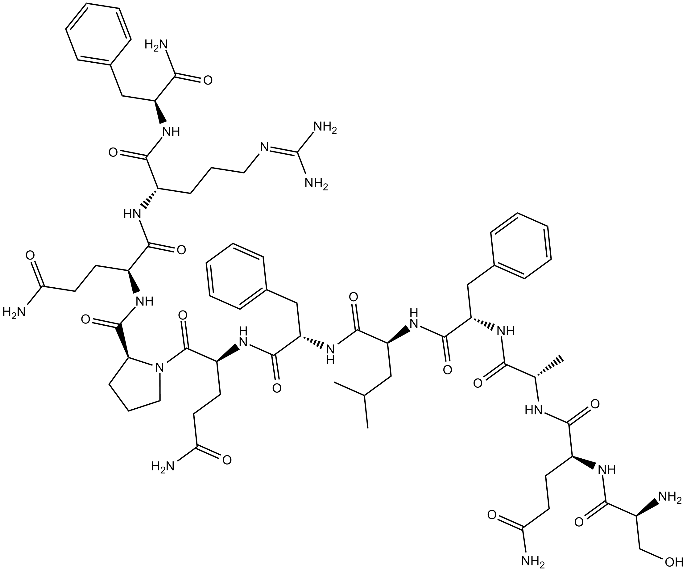 Neuropeptide SF (human)  Chemical Structure