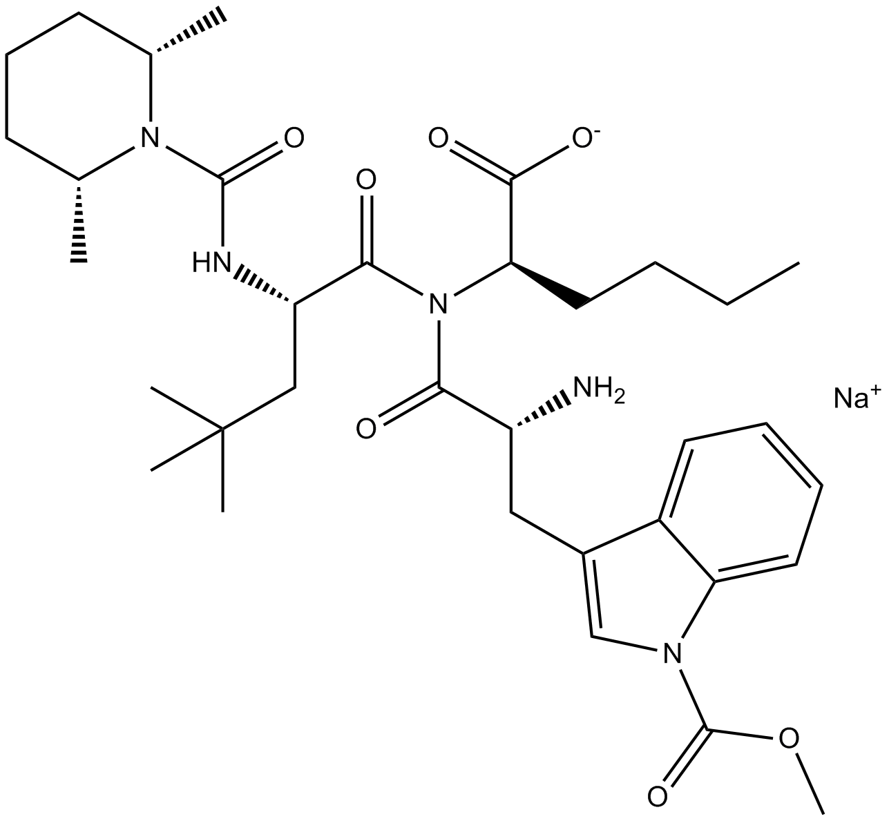 BQ-788 sodium salt  Chemical Structure