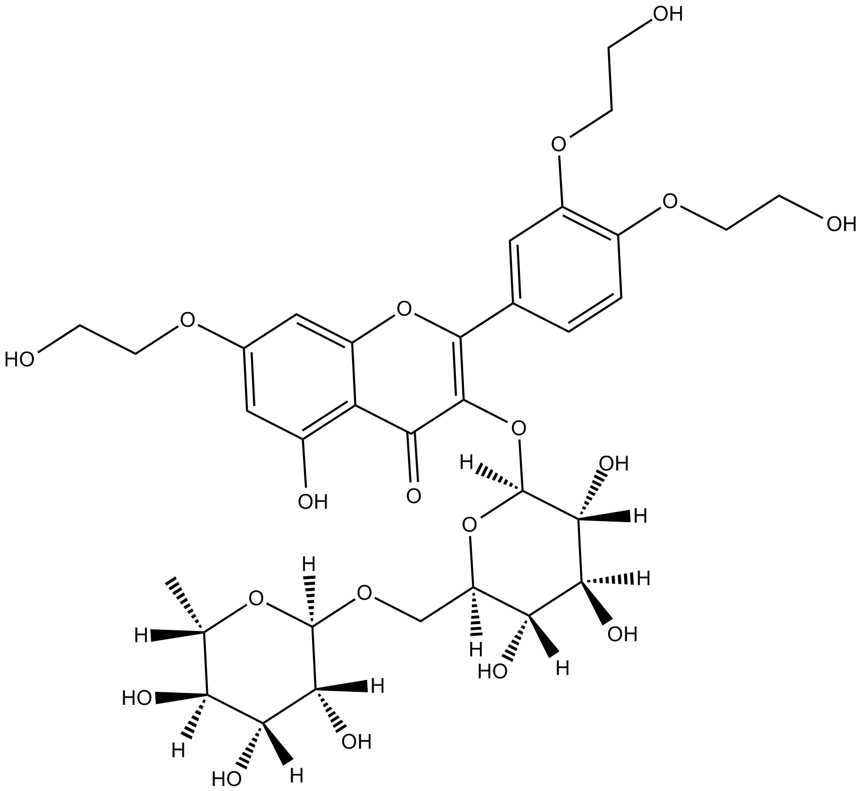 Troxerutin  Chemical Structure