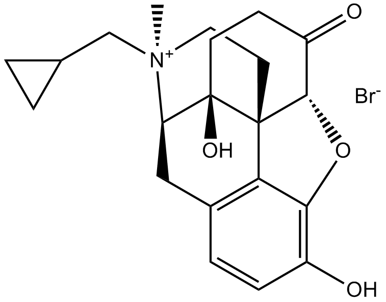 Methylnaltrexone Bromide  Chemical Structure