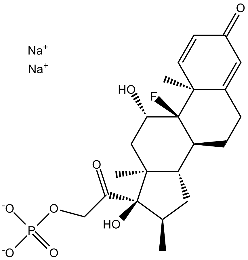 Dexamethasone Sodium Phosphate  Chemical Structure