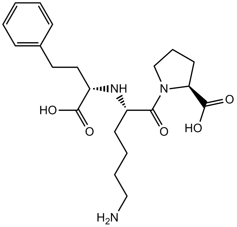 Lisinopril  Chemical Structure