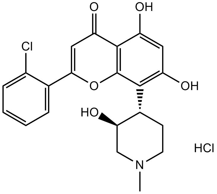 Flavopiridol hydrochloride  Chemical Structure