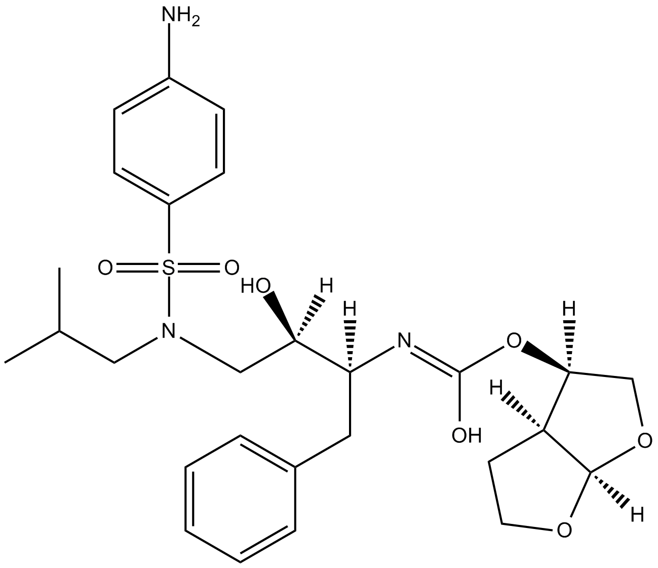 Darunavir  Chemical Structure