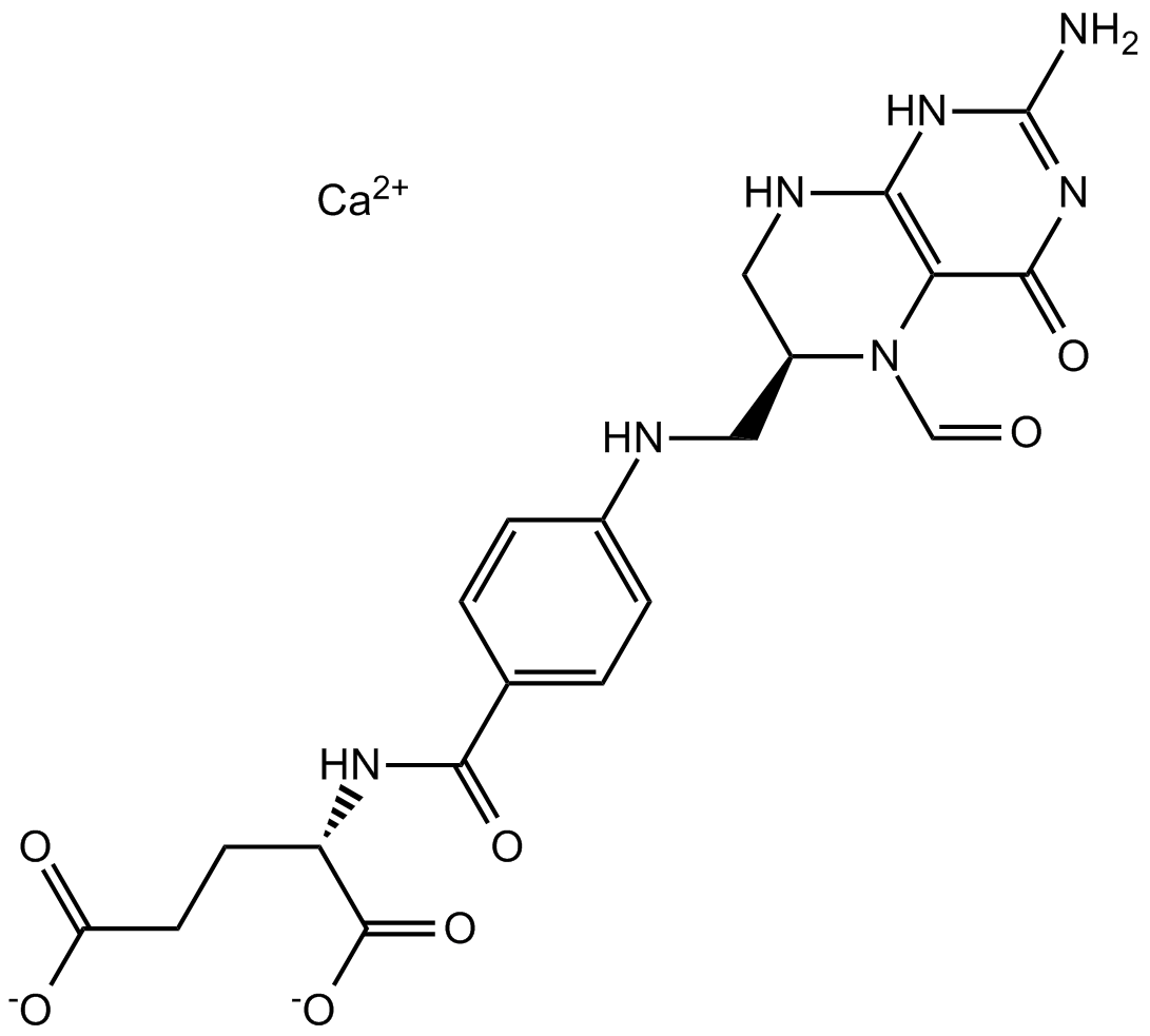 Levoleucovorin Calcium  Chemical Structure