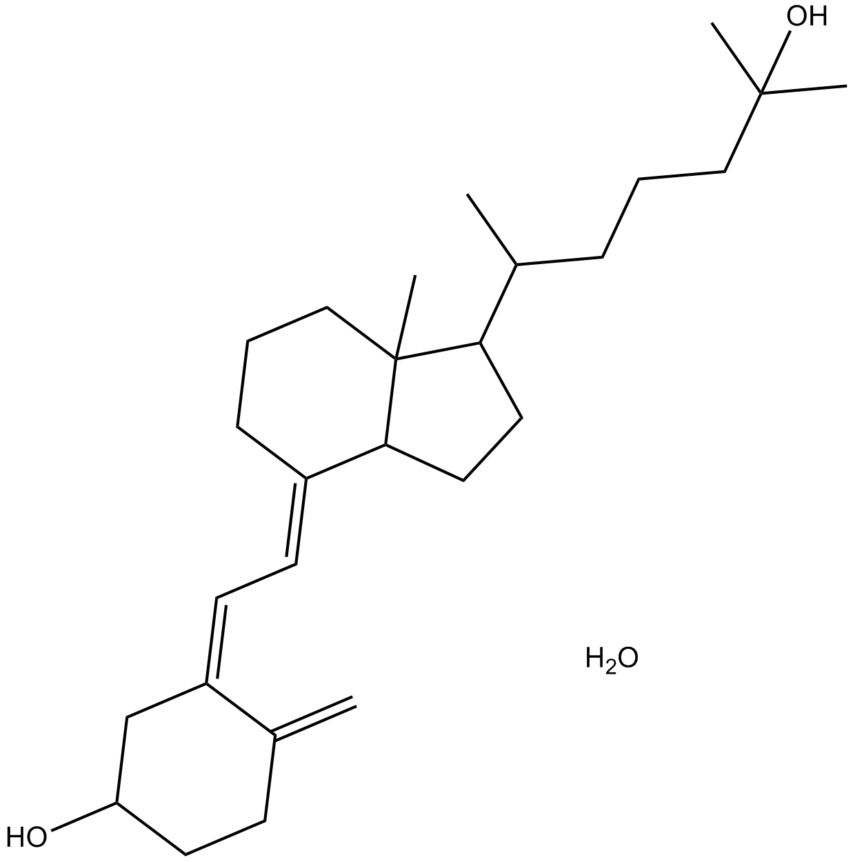 Calcifediol monohydrate  Chemical Structure
