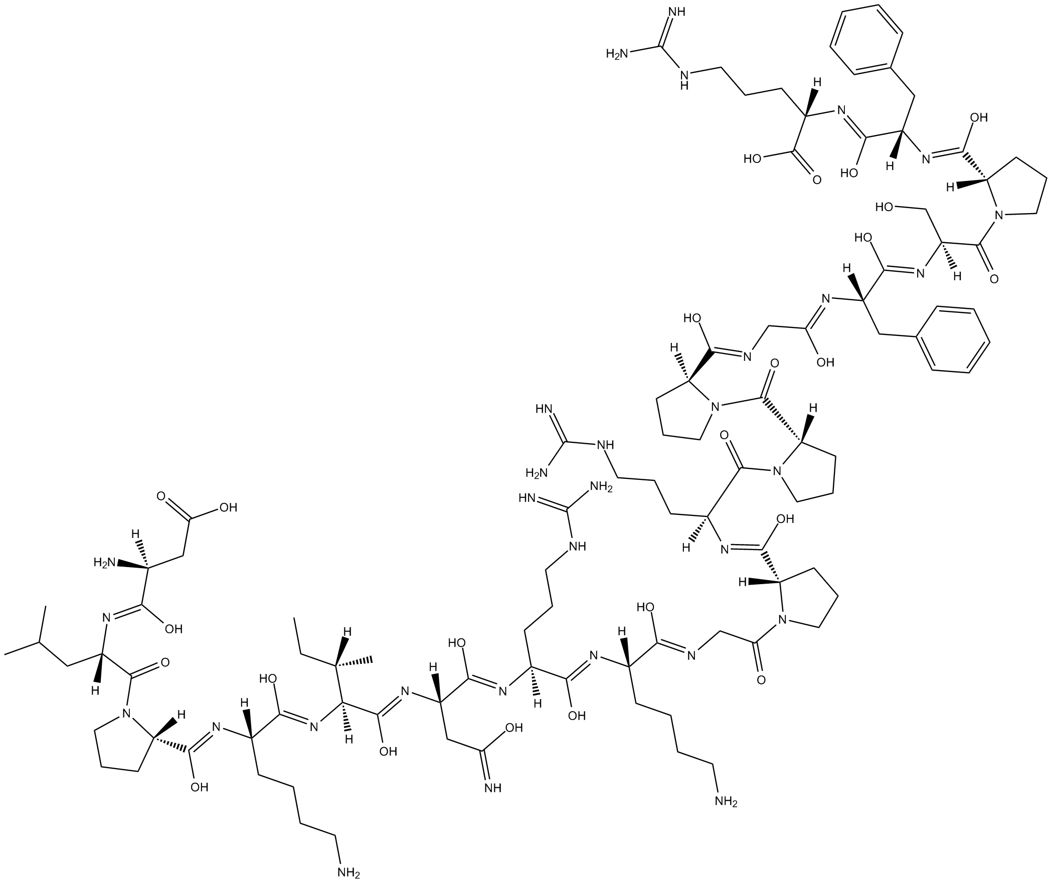 Bombinakinin M  Chemical Structure