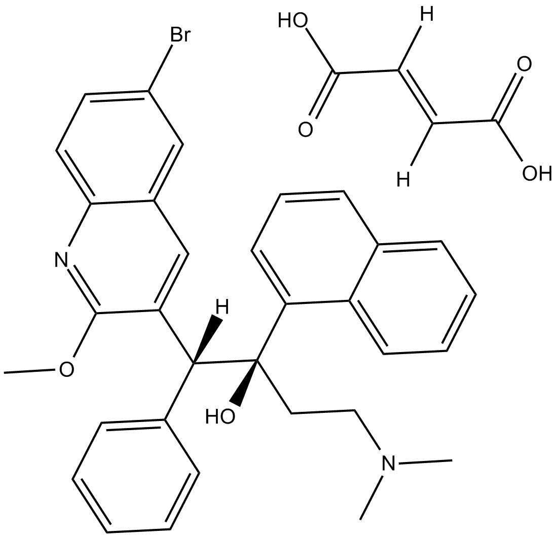 Bedaquiline fumarate  Chemical Structure