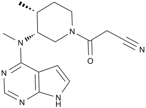 Tofacitinib (CP-690550,Tasocitinib) Chemical Structure