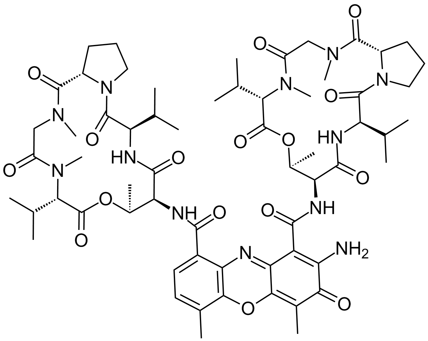 Actinomycin D  Chemical Structure