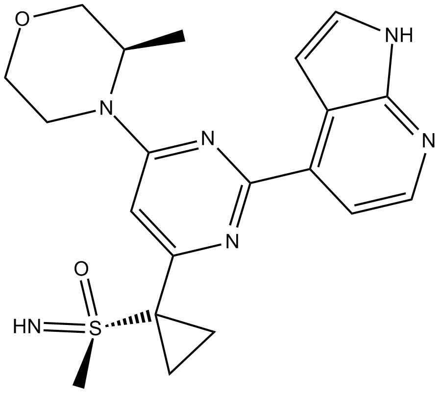 AZD6738  Chemical Structure