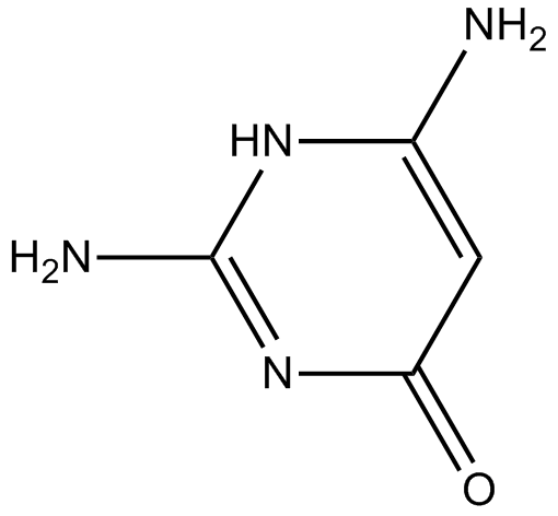 2,4-Diamino-6-hydroxypyrimidine  Chemical Structure