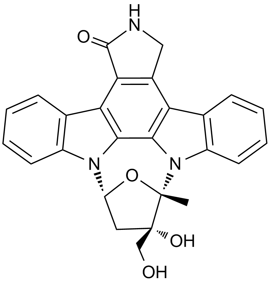 Lestaurtinib  Chemical Structure
