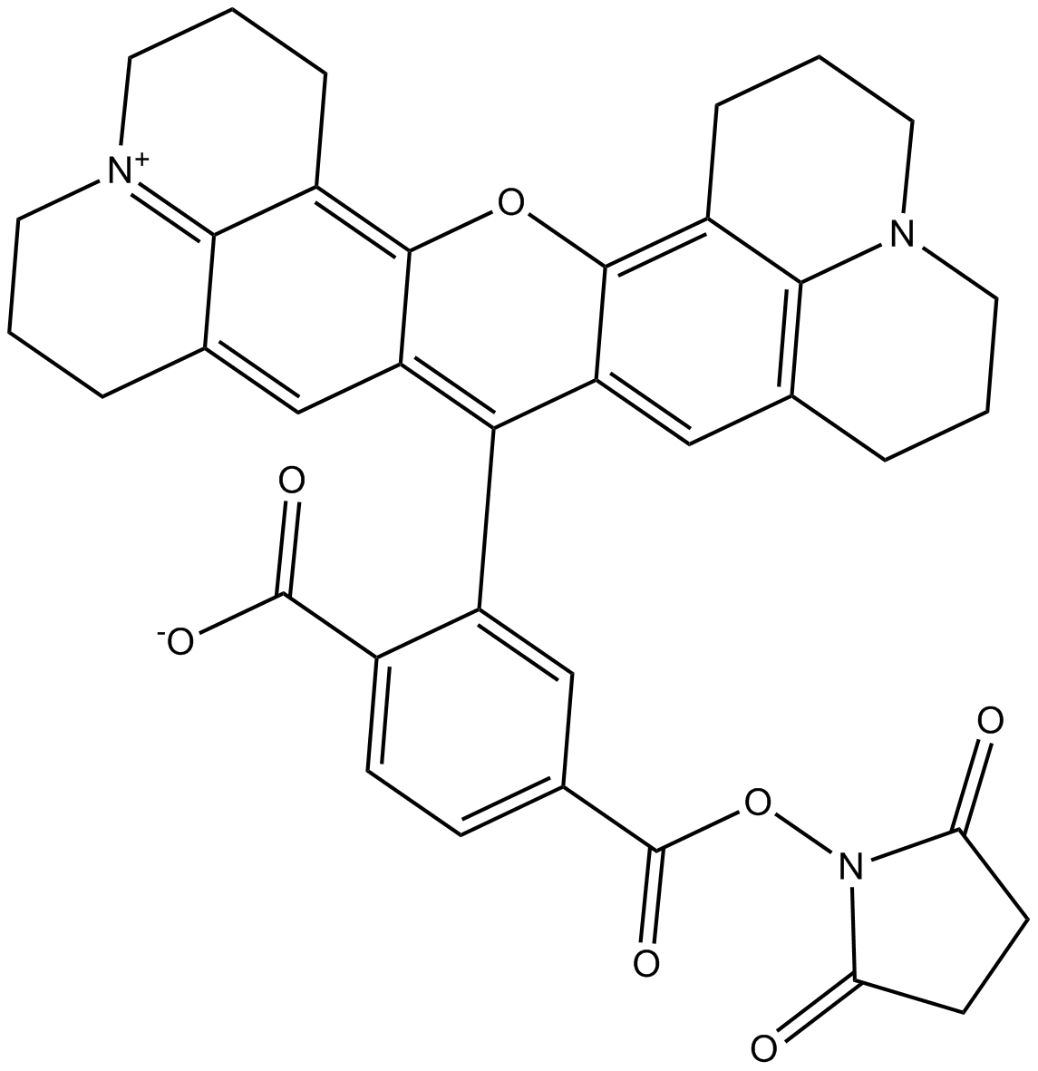 ROX NHS ester, pure 6- isomer  Chemical Structure
