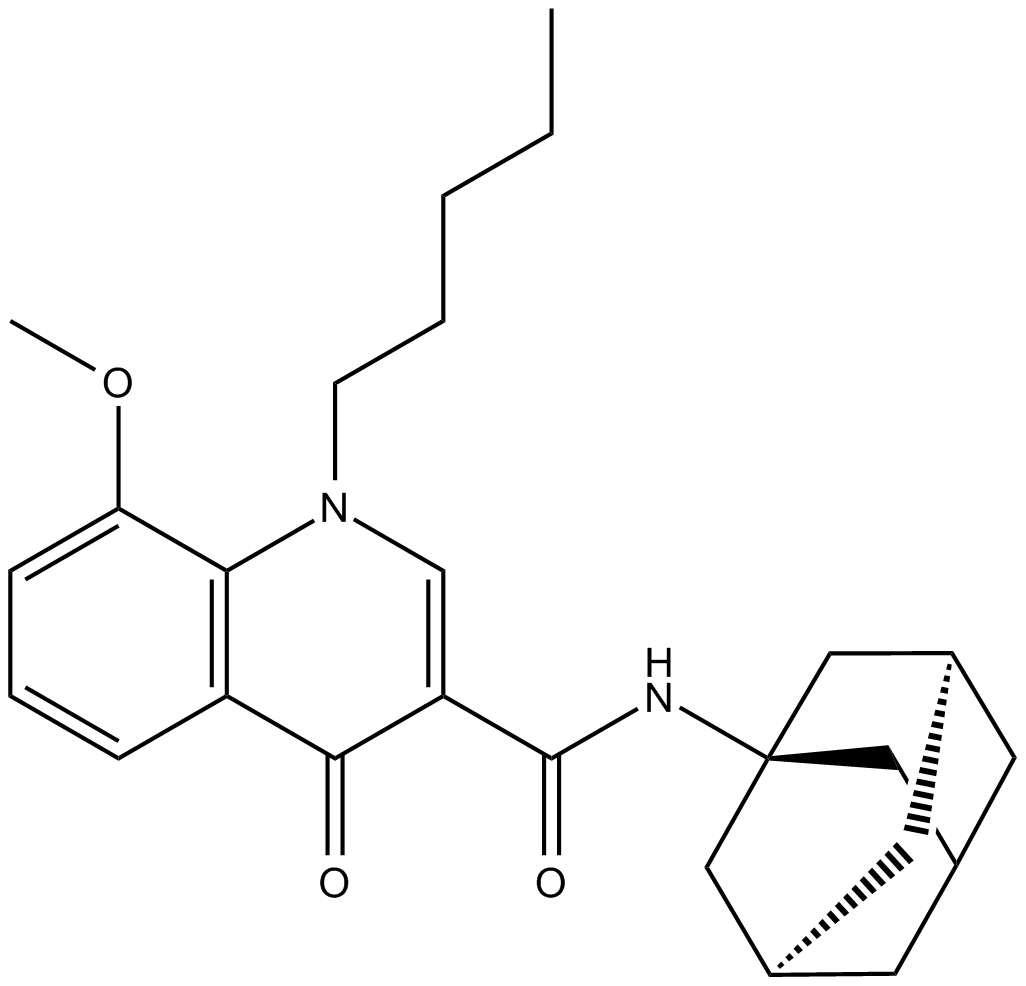 4-Quinolone-3-Carboxamide CB2 Ligand  Chemical Structure