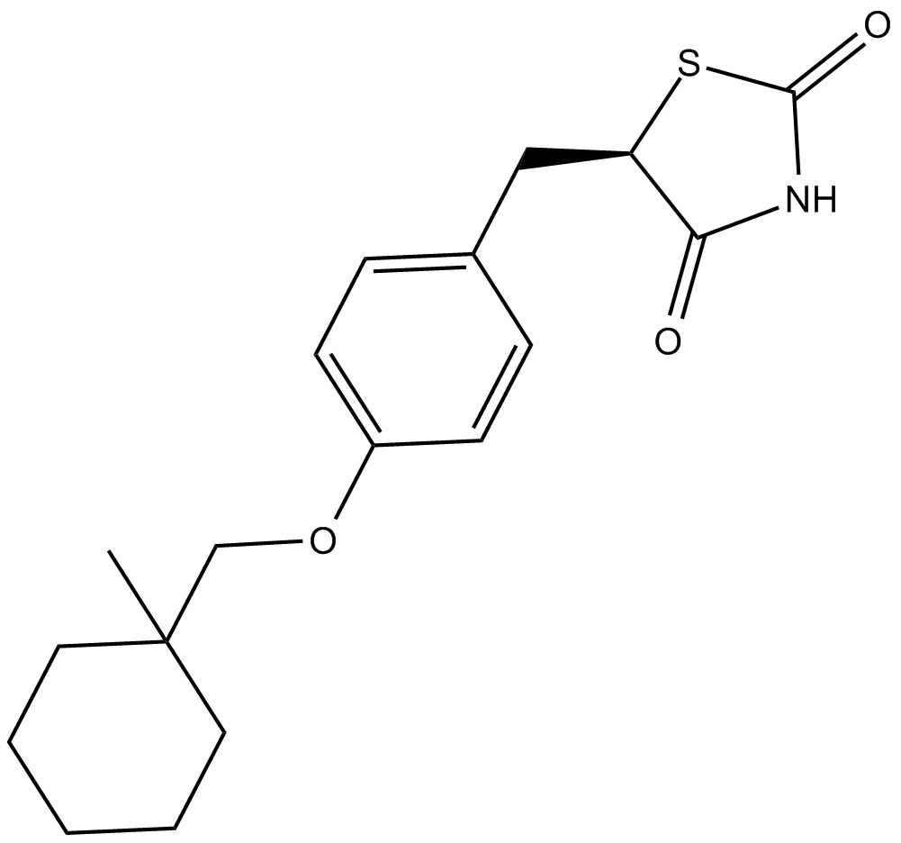 Ciglitazone  Chemical Structure