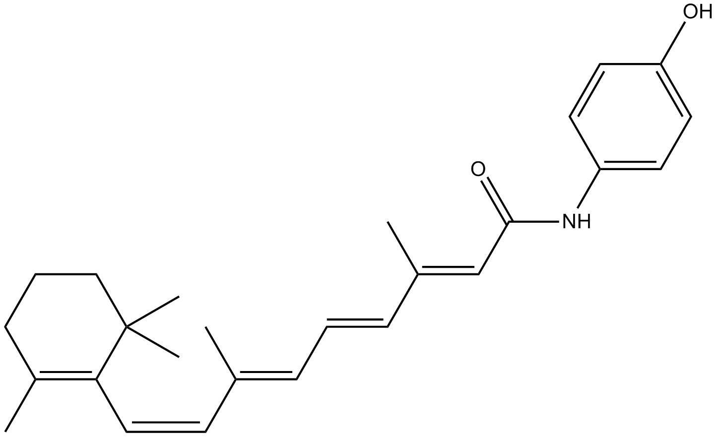 Fenretinide  Chemical Structure