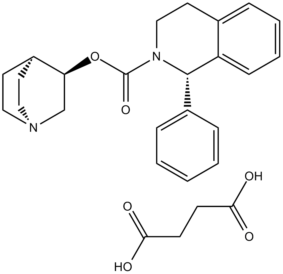 Solifenacin succinate  Chemical Structure
