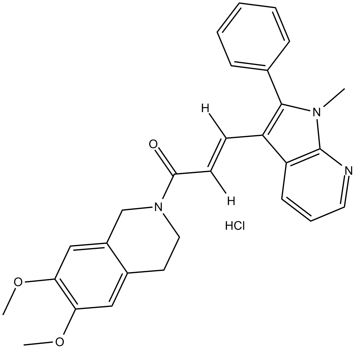 SIS3 HCl  Chemical Structure