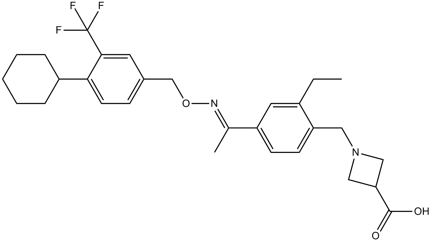 BAF312 (Siponimod)  Chemical Structure