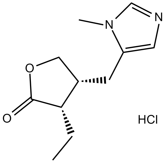 Pilocarpine HCl  Chemical Structure