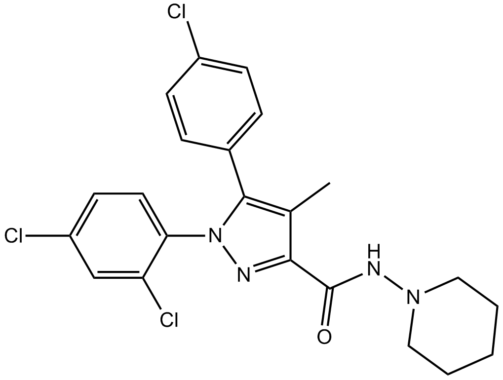 Rimonabant  Chemical Structure
