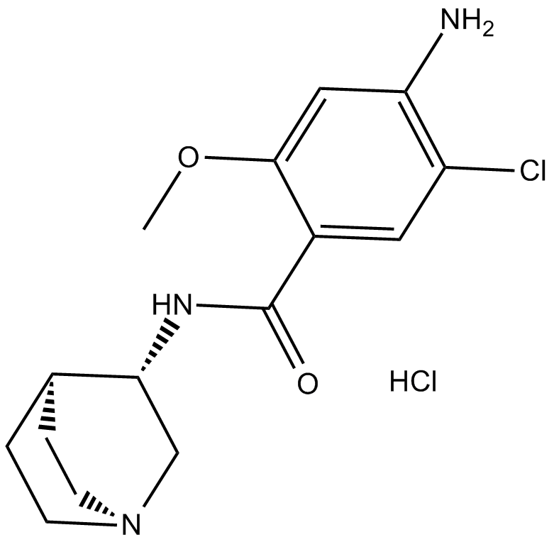 Zacopride hydrochloride Chemical Structure
