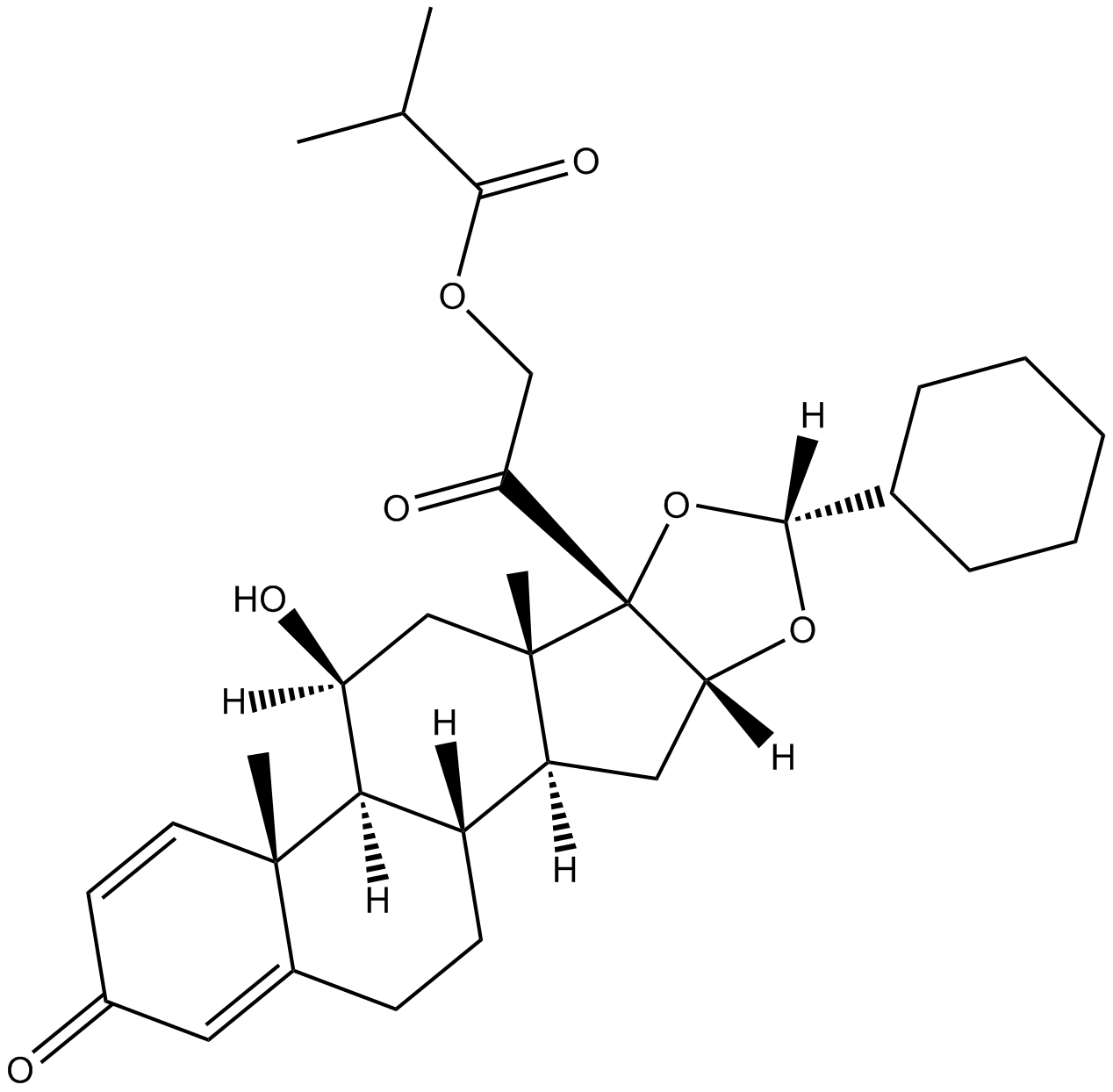Ciclesonide  Chemical Structure