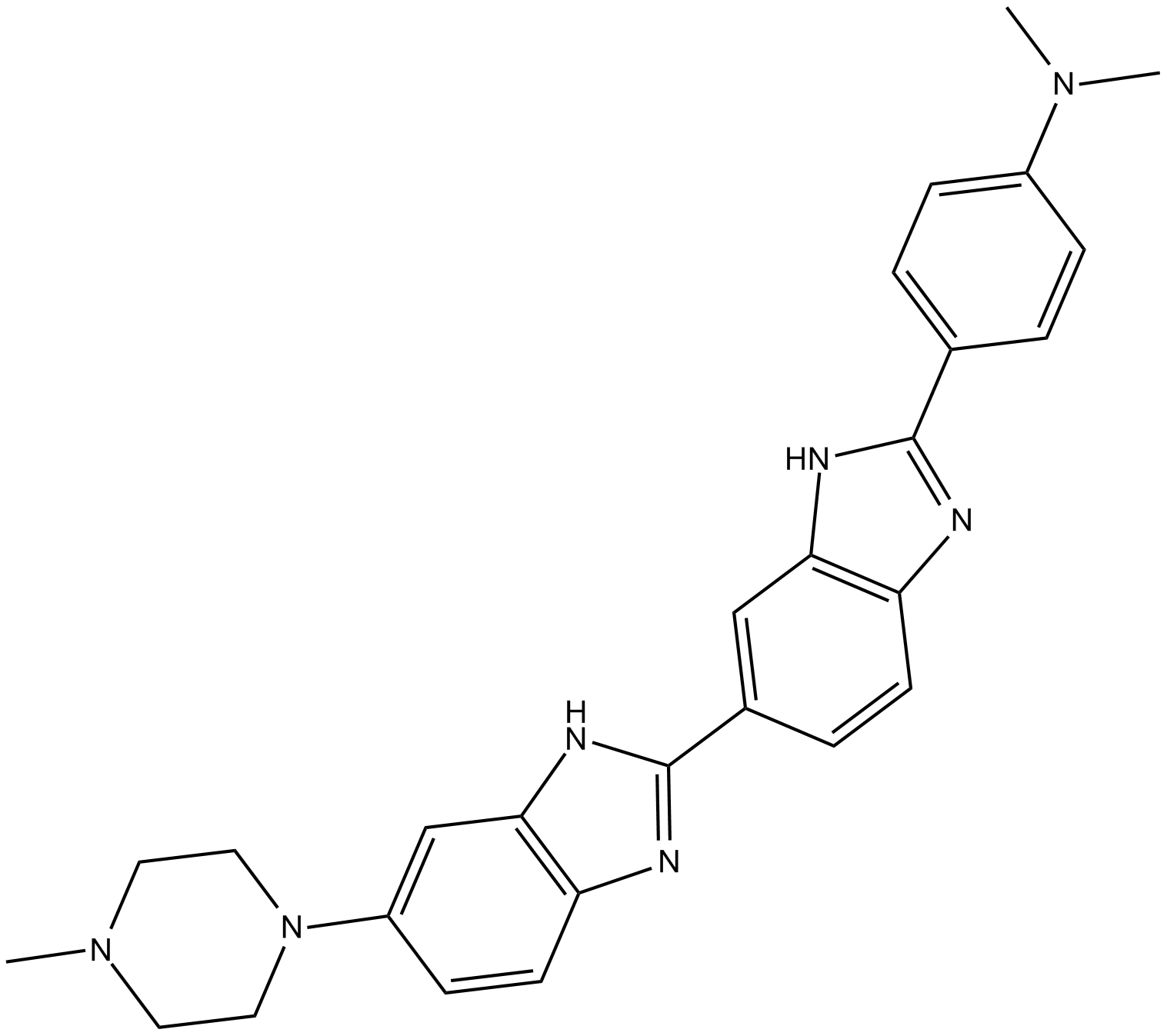 Hoechst 34580  Chemical Structure