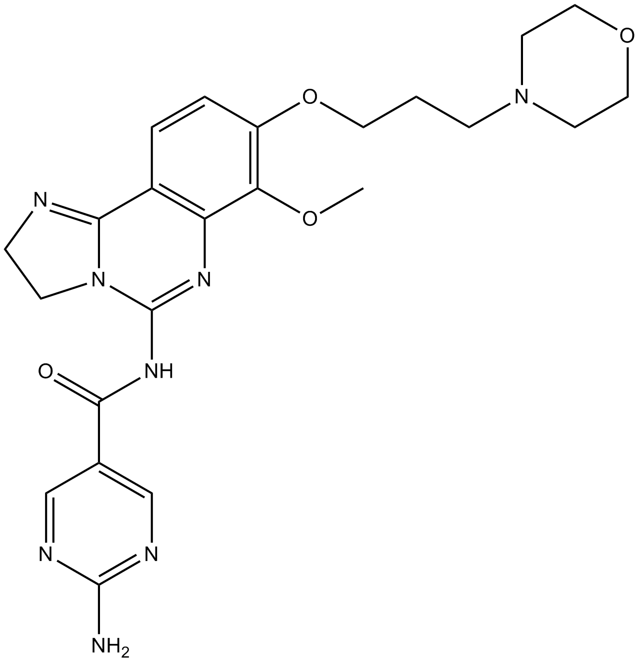 BAY 80-6946 (Copanlisib)  Chemical Structure