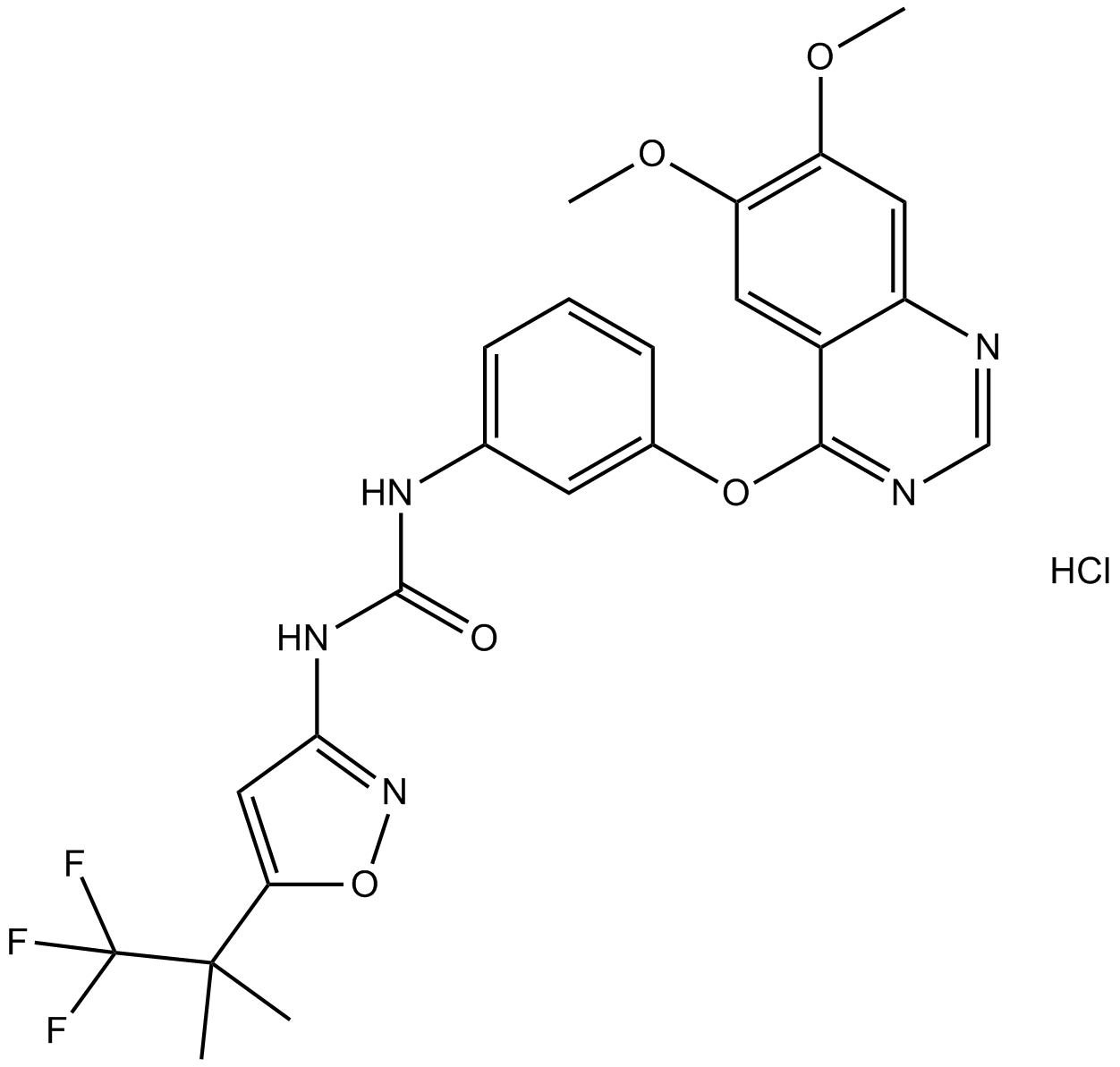 CEP-32496 hydrochloride  Chemical Structure