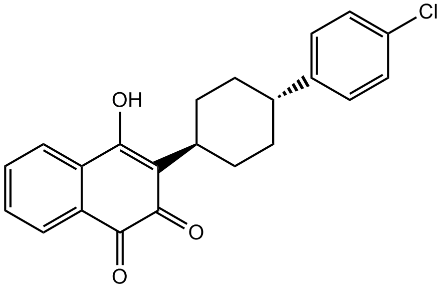 Atovaquone  Chemical Structure
