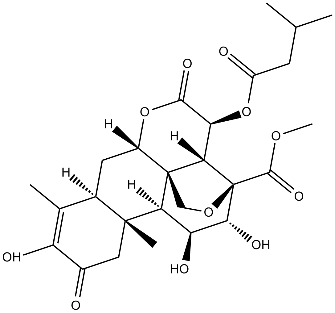 Bruceine A  Chemical Structure