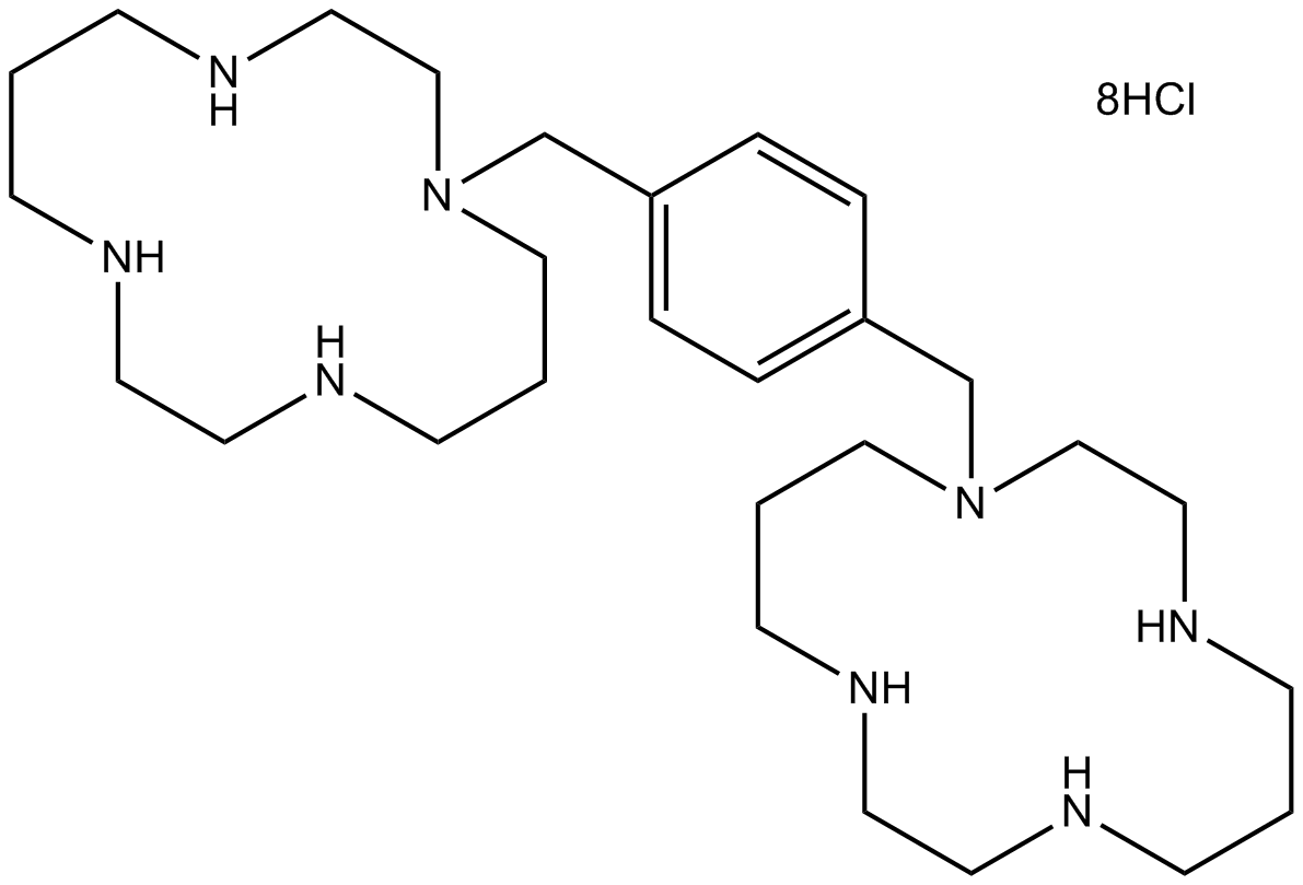 Plerixafor 8HCl (AMD3100 8HCl)  Chemical Structure